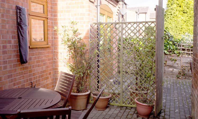 Rear Seating Area of Cottage 42